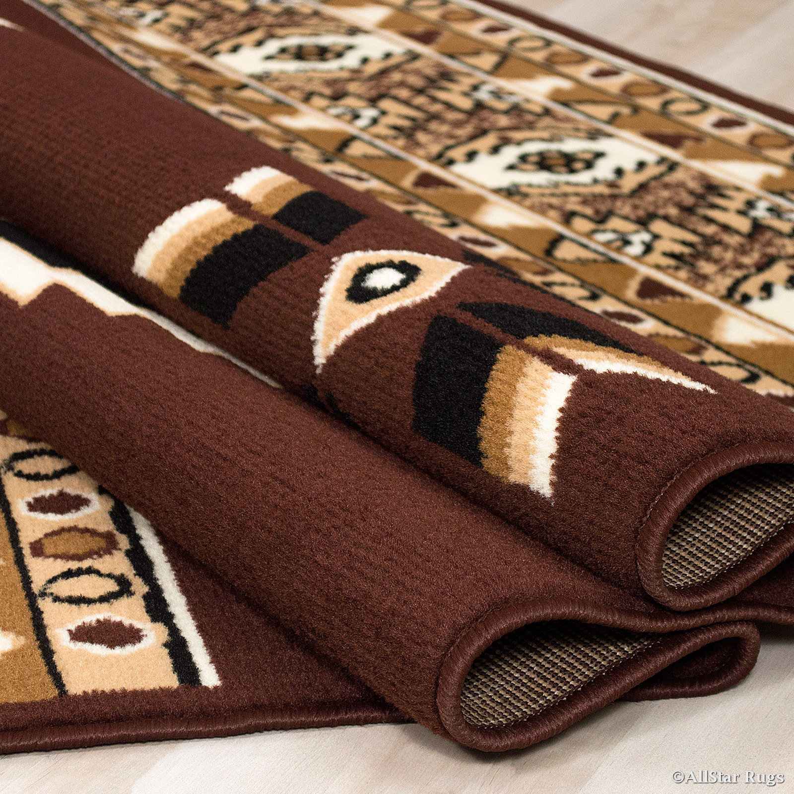 AllStar Rugs HandWoven Dark Brown Area Rug Wayfair.ca